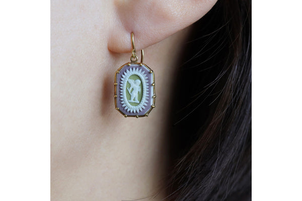 Wedgwood cameo deals earrings