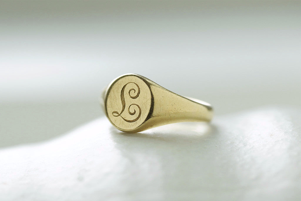 L 2025 signet ring