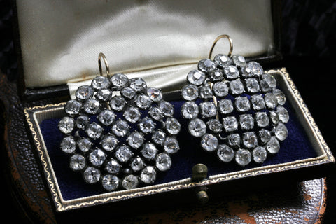 Early Victorian Paste Earrings