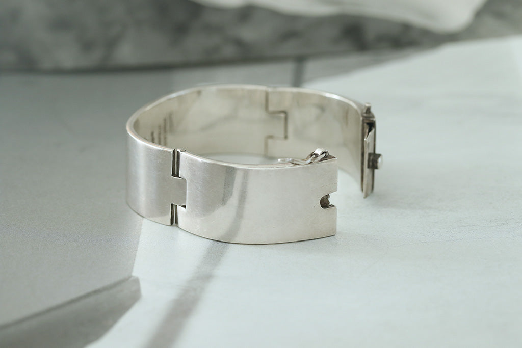 Sterling silver bangle on sale watch