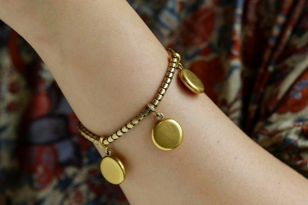 Gold Biography Chain Locket Bracelet| Astley Clarke