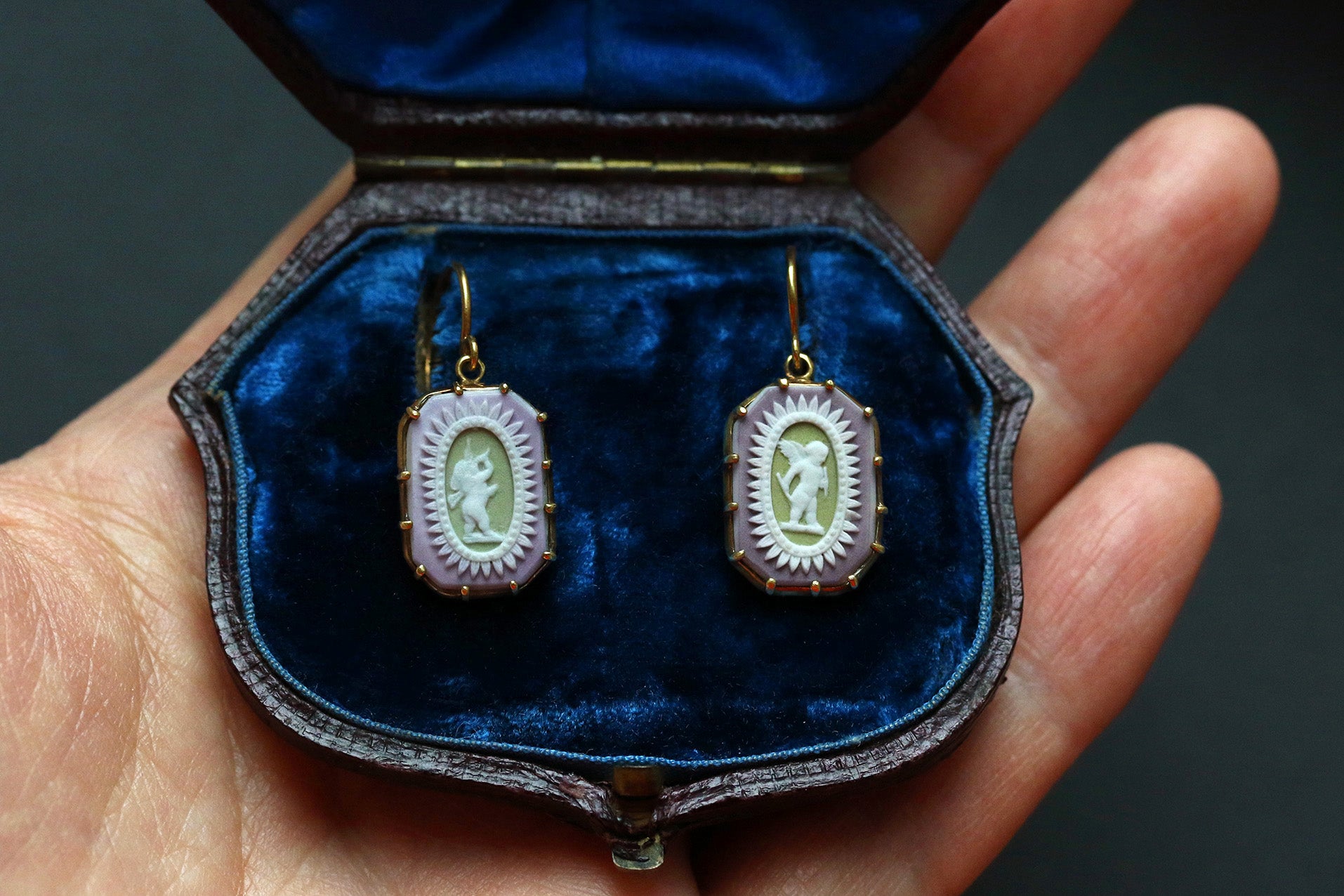 Wedgwood cameo online earrings